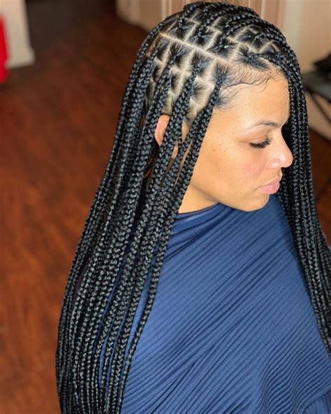 hairstyles with short box braids|knotless box braids for long hair.